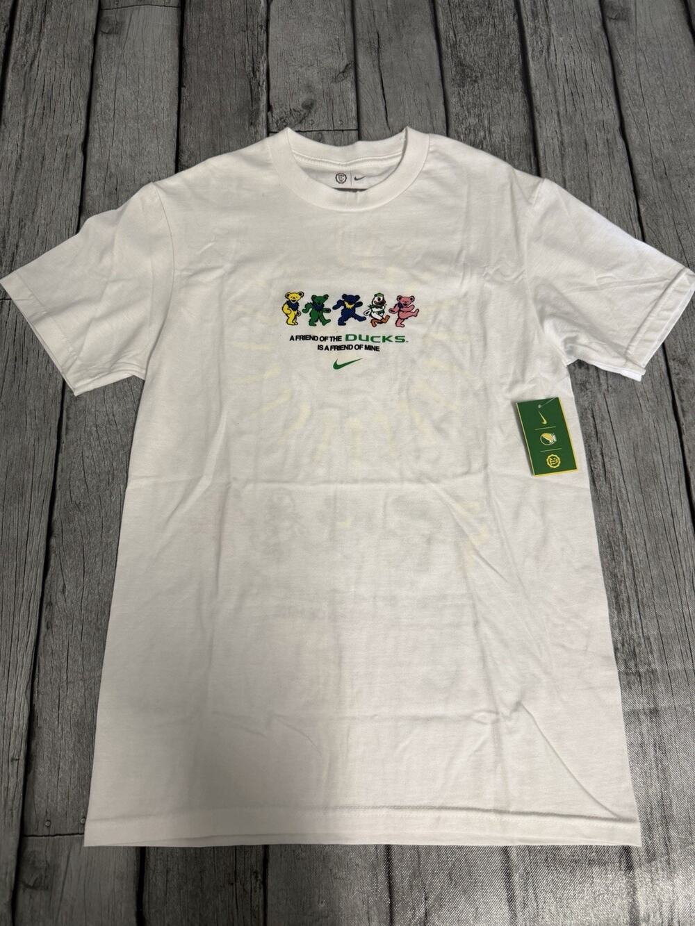 NWT Nike X Class Trip X Grateful Dead X Oregon Friend Of The Ducks Tshirt Small